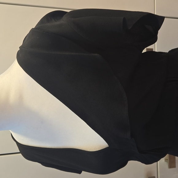 Isabel Marant V Neck Cap Sleeve Midi Black Dress Size 40 - Picture 3 of 8